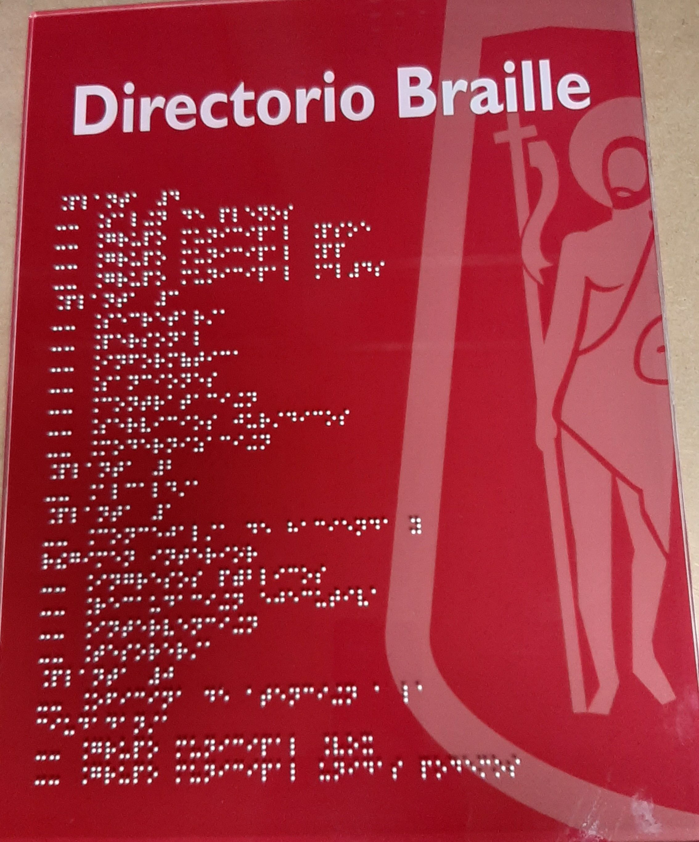 señalizacion en braille